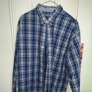 Izod Mens Dress Shirt (L)